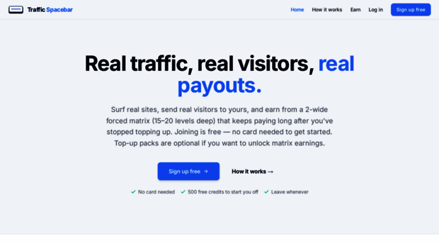trafficspacebar.com