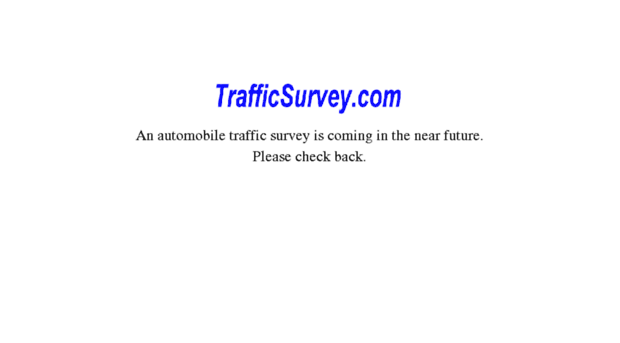 trafficsurvey.com