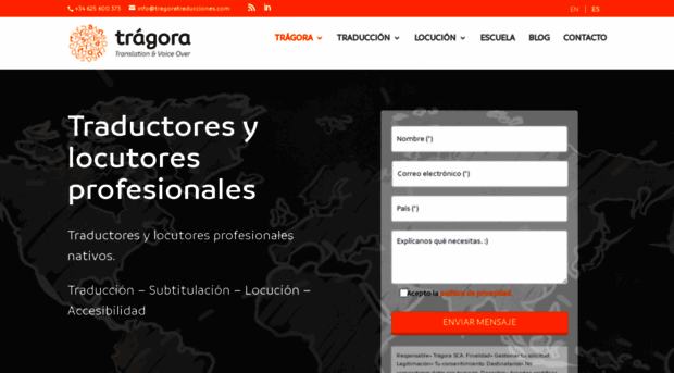 tragoratraducciones.com