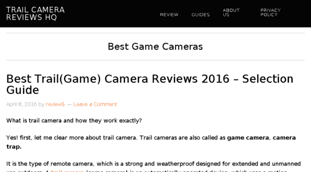 trailcamerareviewshq.com