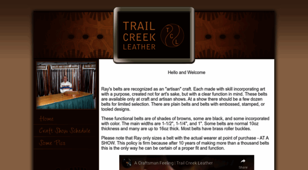 trailcreekleather.com