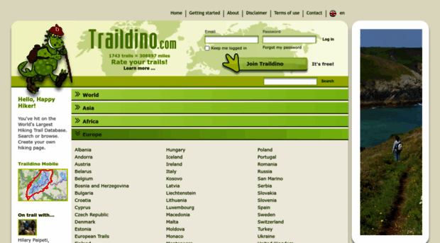 traildino.com