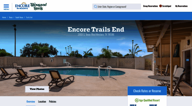 trailsendrvresort.com