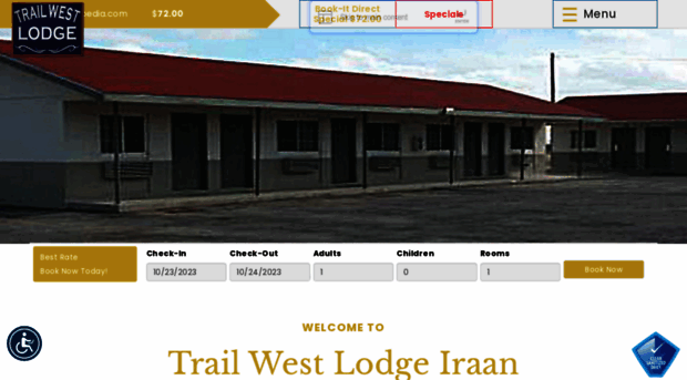 trailwestlodgeiraan.com