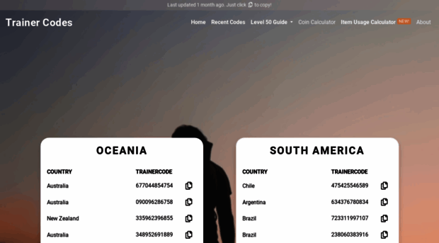 trainercodes.net
