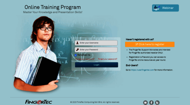 training.fingertec.com