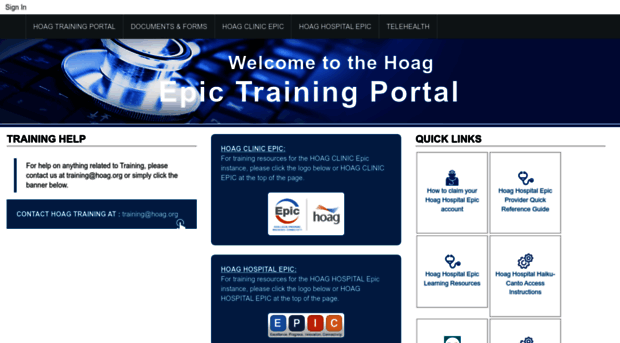 training.hoag.org