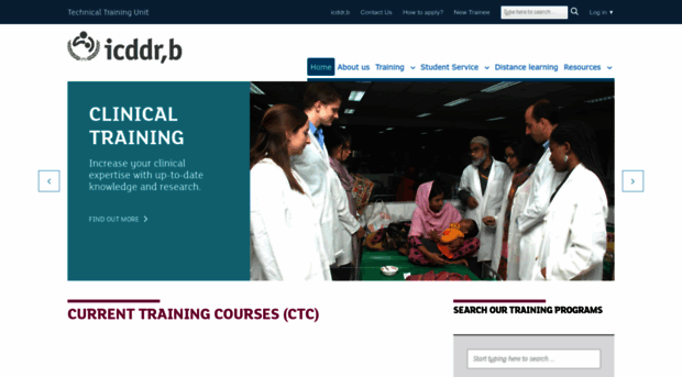 training.icddrb.org