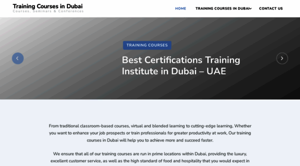 trainingcoursesindubai.com