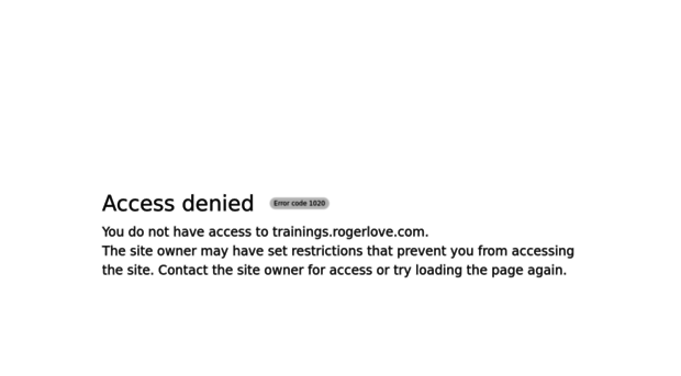 trainings.rogerlove.com