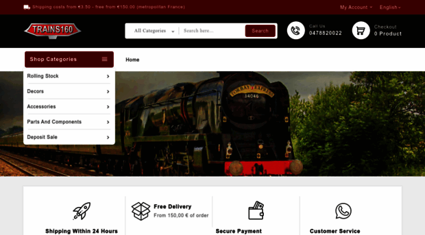 trains160.com