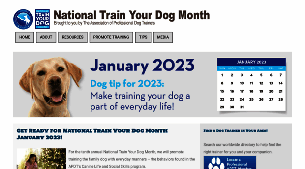 trainyourdogmonth.com