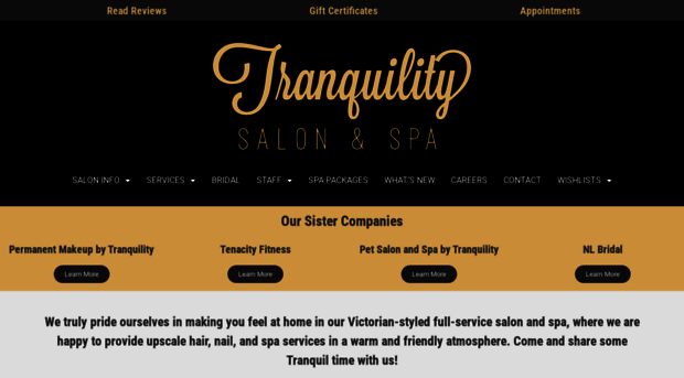 tranquilitysalon.com