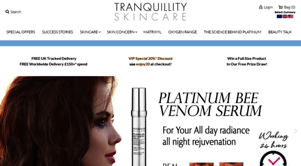 tranquillityskincare.com