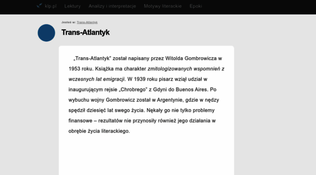 trans-atlantyk.klp.pl