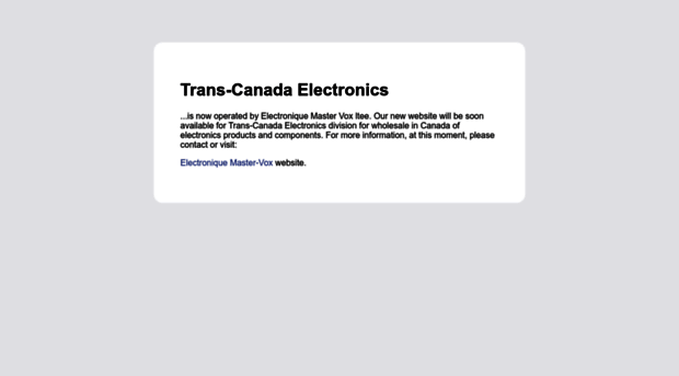 transcanadaelectronics.com