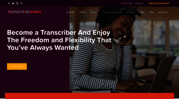 transcriberight.com