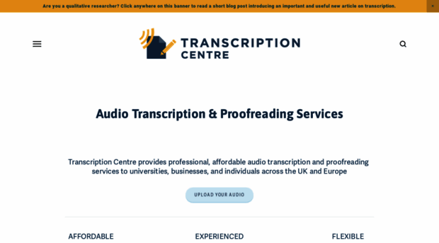 transcriptioncentre.co.uk