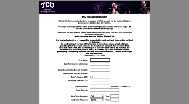 transcripts.tcu.edu