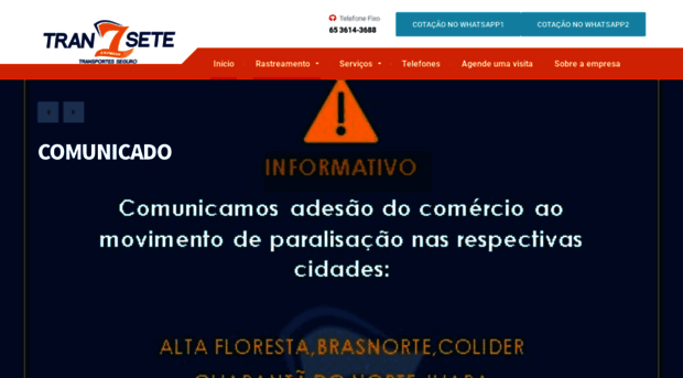 transetetransportes.com.br
