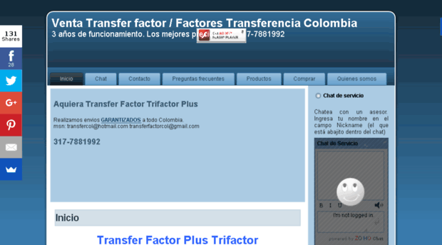 transferfactorcolombia.info