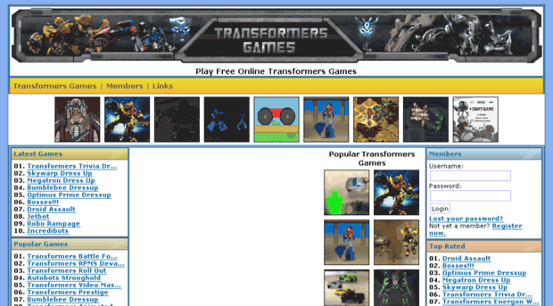 transformers-games.org