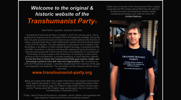 transhumanistparty.org