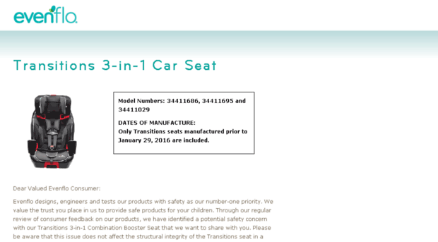 transitions.evenflo.com