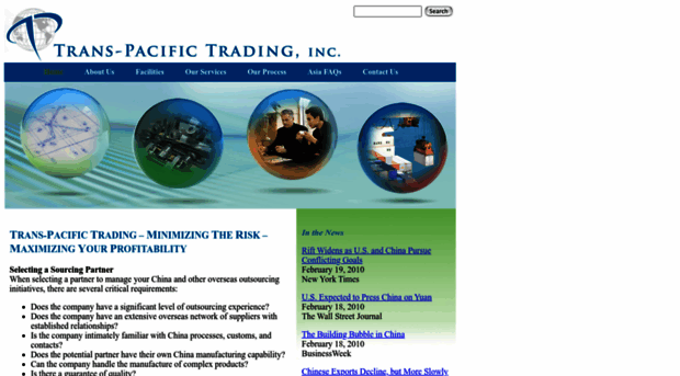 transpacifictrading.com