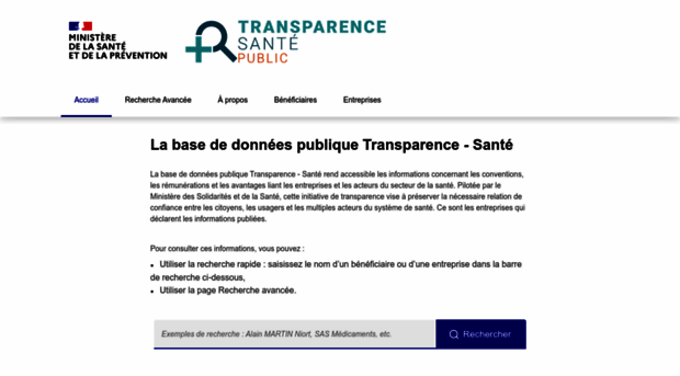 transparence.sante.gouv.fr