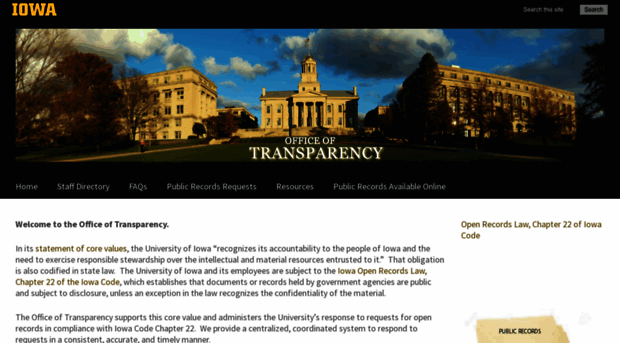 transparency.uiowa.edu