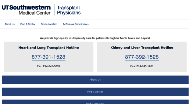 transplantrefs.utswmedicine.org