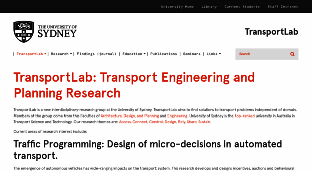 transportlab.sydney.edu.au