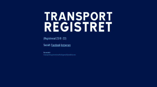 transportregistret.se