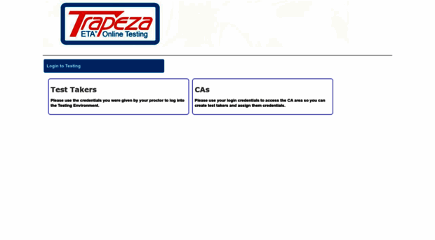 trapezaonlinetesting.com