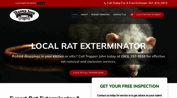 trapperjohnanimalcontrol.com