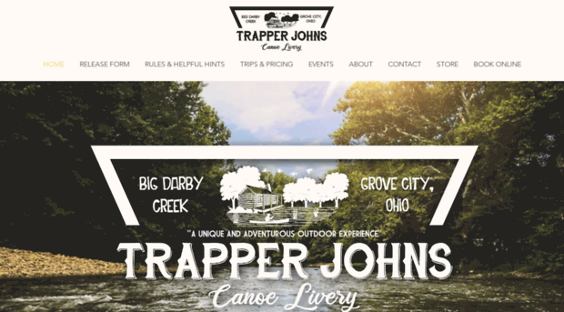 trapperjohnscanoeing.com