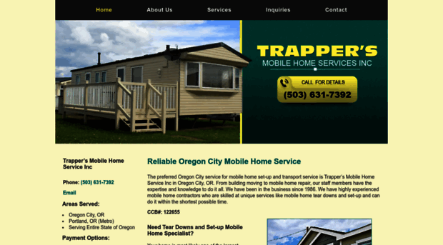 trappersmobilehome.com
