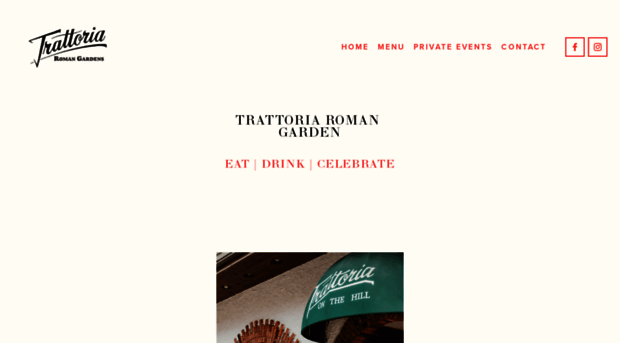 trattoriaromangarden.com