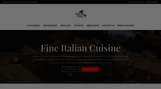 trattoriatoscanastl.com