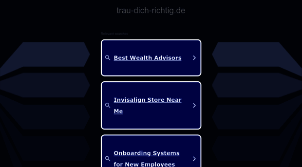 trau-dich-richtig.de