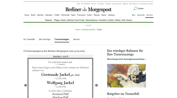 trauerportal.morgenpost.de