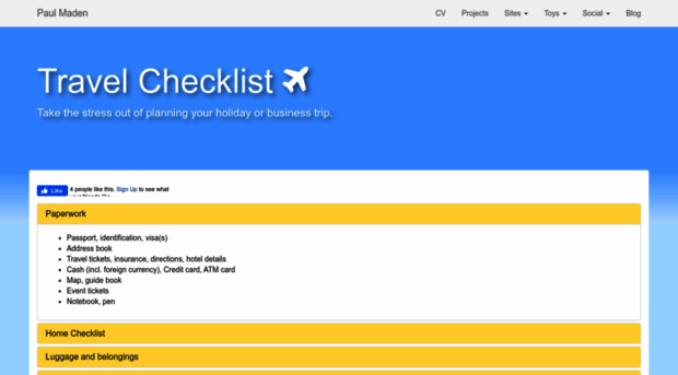 travel-checklist.co.uk