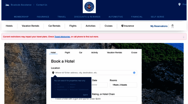 travel.calif.aaa.com