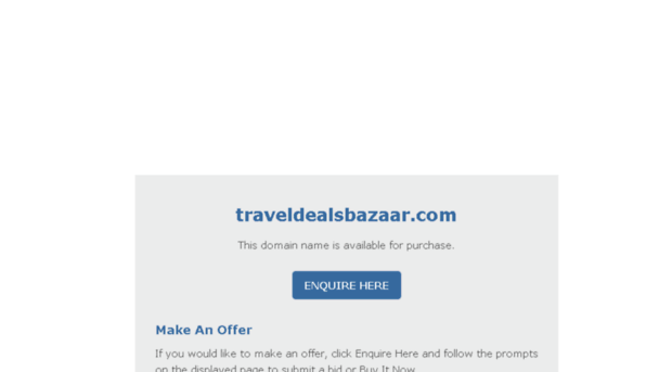 traveldealsbazaar.com