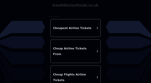 traveldiscountcode.co.uk