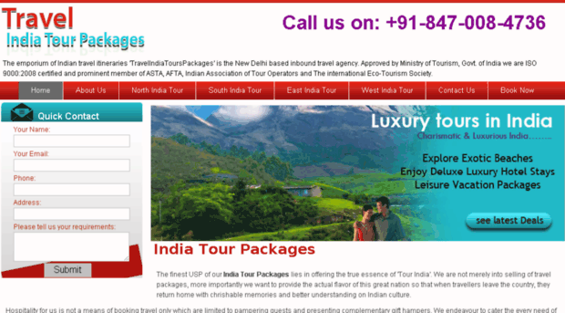 travelindiatourspackages.com