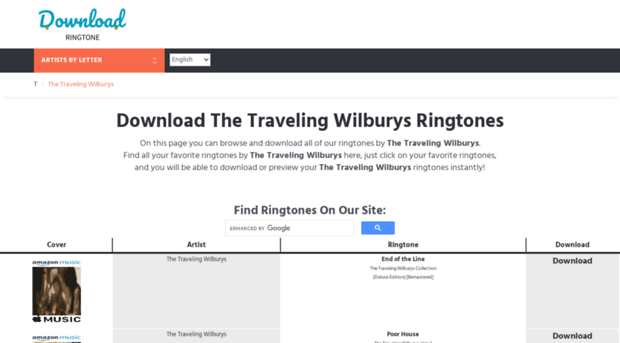 travelingwilburys.download-ringtone.com