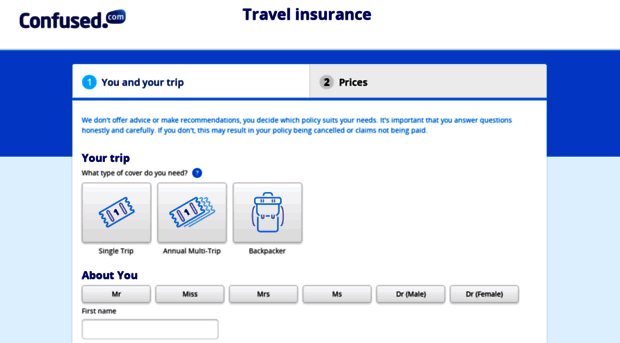 travelinsurance.confused.com