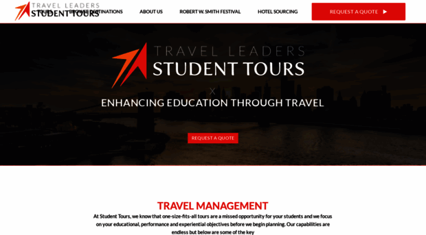 travelleadersstudenttours.com